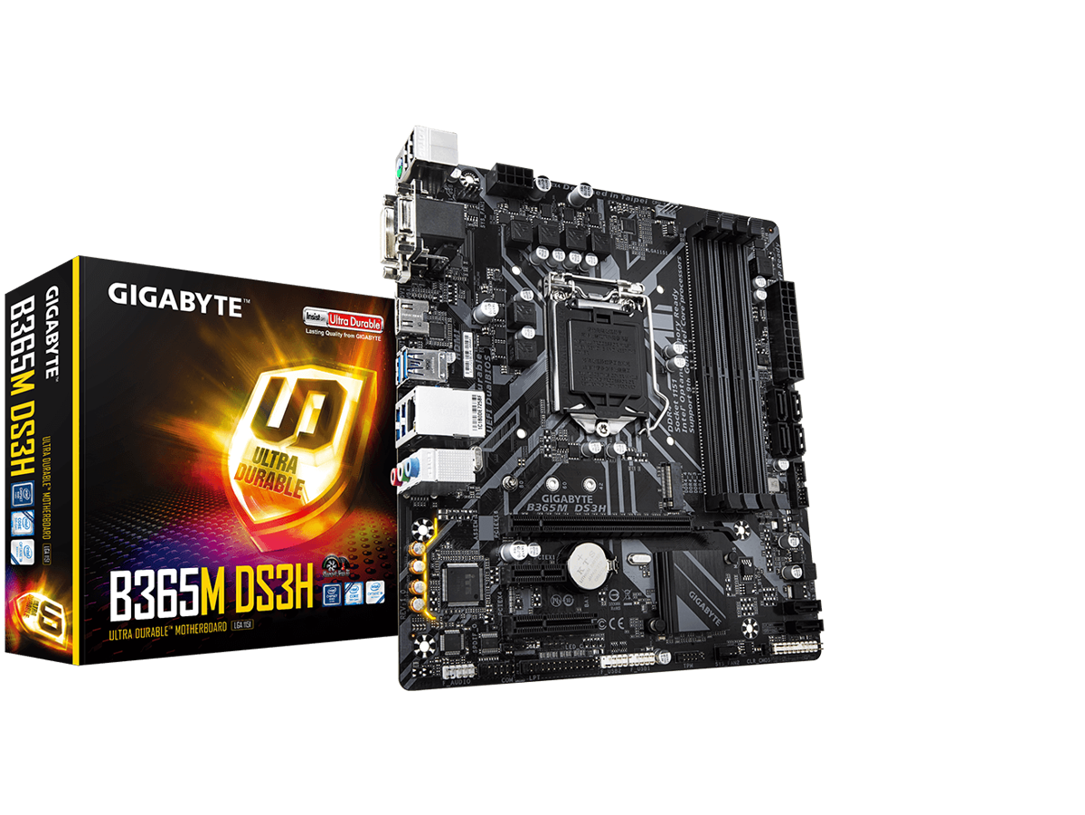 Milwaukee PC - Gigabyte B365M DS3H 9th/8th Gen 1151, mATX