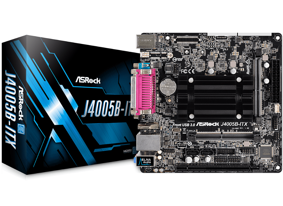 Milwaukee PC - Asrock J4105B-ITX Motherboard w/integrated CPU