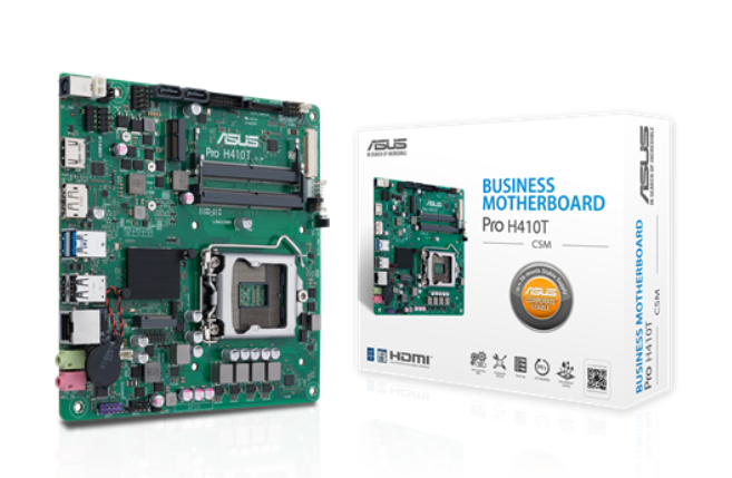 Milwaukee PC - Asus Pro H410T CSM Thin Mini ITX, s1200, 2 x DDR4, H410 
