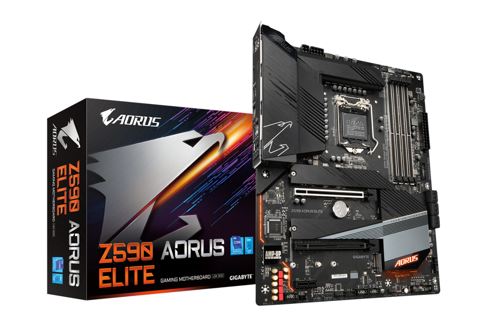 Milwaukee PC - Gigabyte Z590 AORUS ELITE - ATX, s1200, 4xDDR4, 2xM.2, 1xDP, CrossFire 