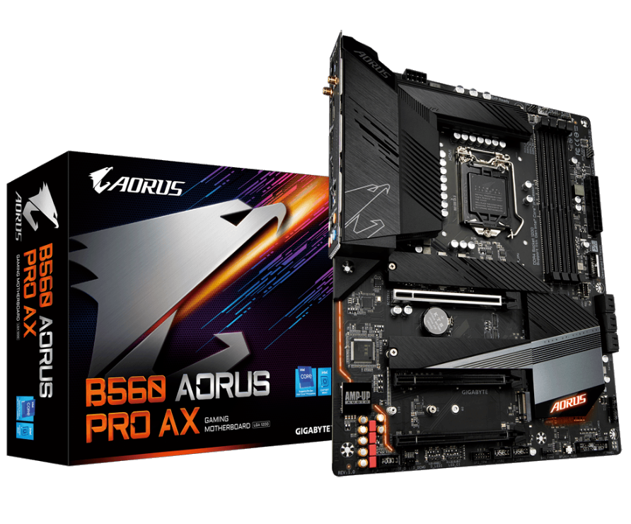 Milwaukee PC - Gigabyte B560 AORUS PRO AX - s1200, ATX, 4xDDR4, 2xM.2, 1xDP, 1xHDMI, CrossFire, WiFi6, BT 5.1 