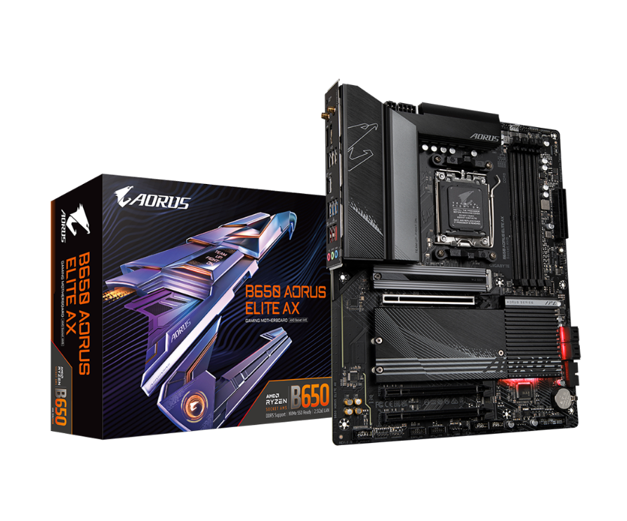Milwaukee PC - Gigabyte B650 AORUS ELITE AX, AM5,  Wi-Fi6E, ATX, 4xDDR5, 2xM.2, 1xDP, 1xHDMI  