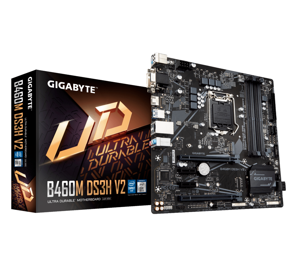 Milwaukee PC - Gigabyte B460M DS3H V2, s1200, mATX, 4xDDR4, 1xM.2, 1xDVI, 1xHDMI