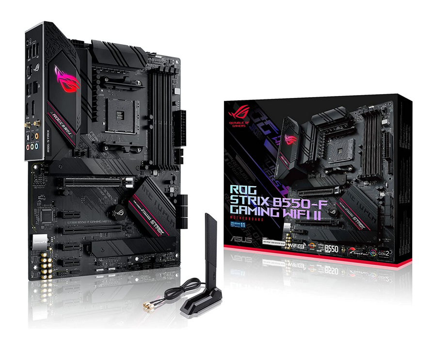 Milwaukee PC - ASUS ROG STRIX B550-F GAMING WIFI II - ATX, AM4, 4xDDR4, 2xM.2, 1xDP, 1xHDMI