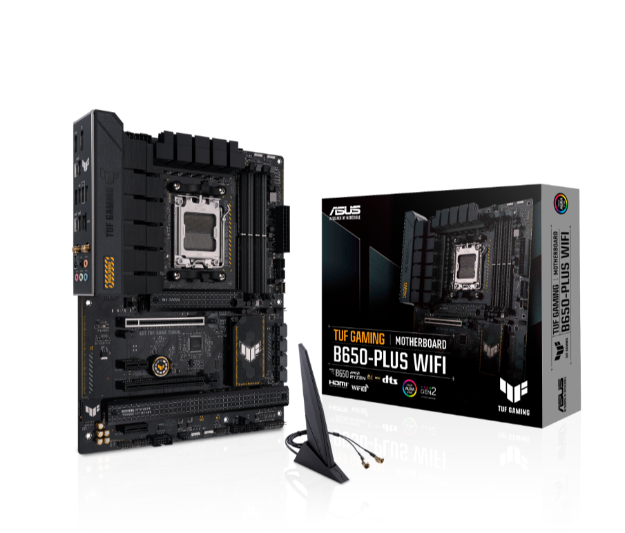 Milwaukee PC - Asus TUF GAMING B650-PLUS WIFI - ATX, AM5, EXPO, 4xDDR5, 3xM.2, 1xDP, 1xHDMI, 2.5Gb, WiFi 6, BT 5.2, 