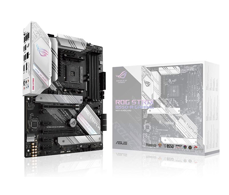 Milwaukee PC - Asus ROG STRIX B550-A GAMING - ATX, AMD Ryzen Gen 3, AM4, DDR4, 2xM.2, 1xDP, 1xHDMI, AMD 2-Way CrossFireX