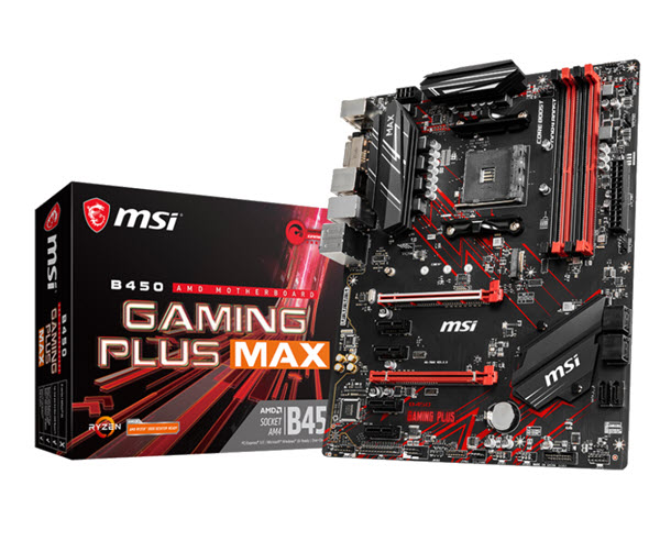 Milwaukee PC - MSI B450 GAMING PLUS MAX - ATX, AM4, 4xDDR4, 1xM.2, 1xDVI-D, 1xHDMI, 2-Way AMD Crossfire