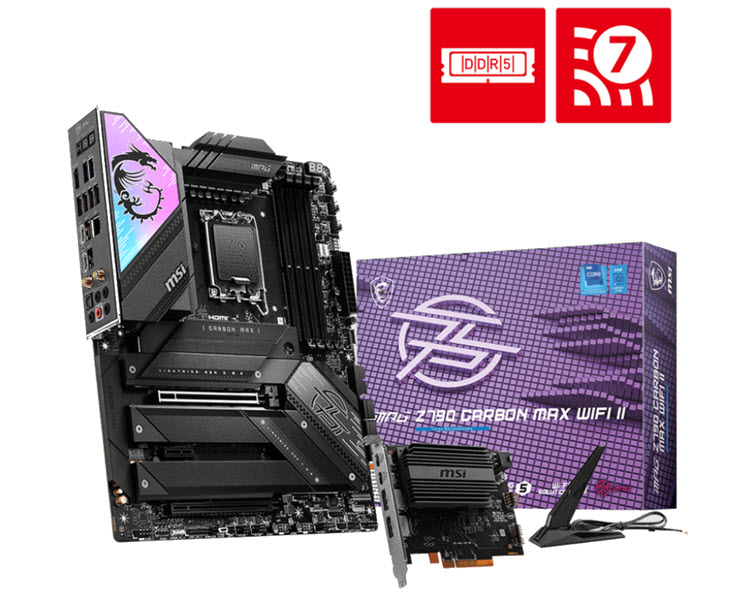 Milwaukee PC - MSI MPG Z790 CARBON MAX WIFI II - ATX, Z790, s1700, PCIe5.0,  4xDDR5, 5xM.2, 6xSATA, 5G, Wi-Fi 7, BT5.4, HDMI, RGB 
