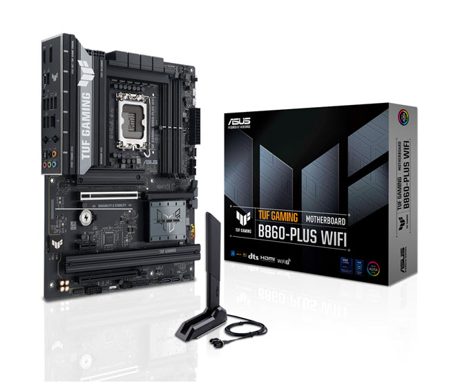 Milwaukee PC - ASUS TUF GAMING B860-PLUS WIFI - ATX, s1851, B860,AI, PCIe5.0, 4xDDR5, 3xM.2, 4XSATA, 2.5Gb, Wi-Fi 7, BT5.4,DP,HDMI,Aura Sync