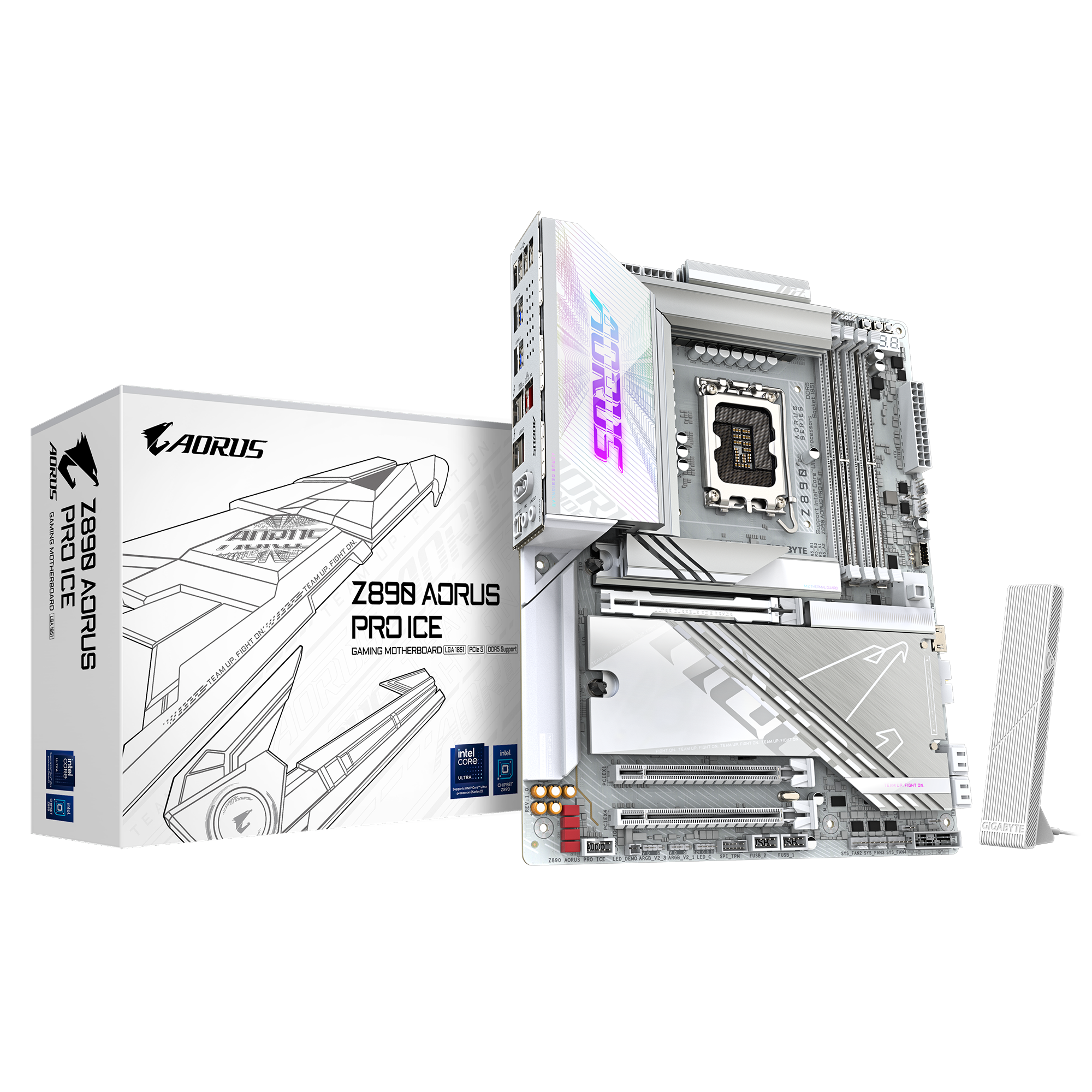 Milwaukee PC - Gigabyte Z890 AORUS PRO ICE - ATX, s1851, Z890,AI, PCIe5.0, 4xDDR5, 5xM.2, 4xSATA, 5Gb, Wi-Fi 7, BT5.4,TB4, USB4    