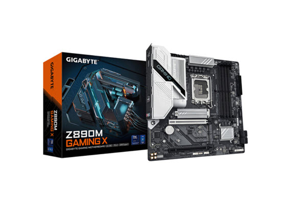 Milwaukee PC - Gigabyte Z890M GAMING X - MATX, Z890, LGA1851, PCIe5,  DDR5x4, 3xM.2, 4xSATA, 2.5GbE, HDMI, DP