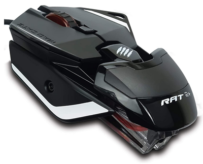 Milwaukee PC - Mad Catz The Authentic R.A.T. 2+ Optical Gaming Mouse