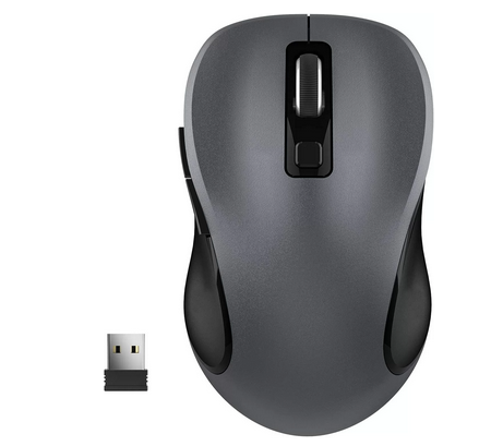 Milwaukee PC - WisFox 2.4G Wireless Mouse (Metallic Silver)