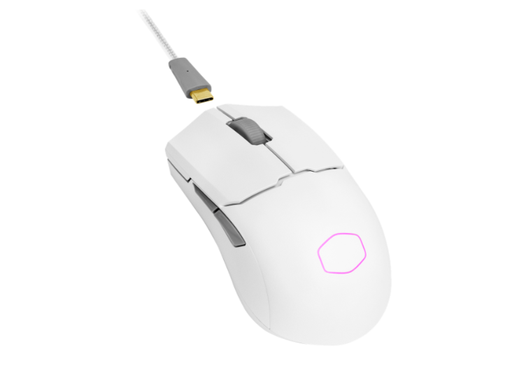 Milwaukee PC - CM MM712 Wireless White Mouse RGB Optical, 2.4GHz, Bluetooth 5.1