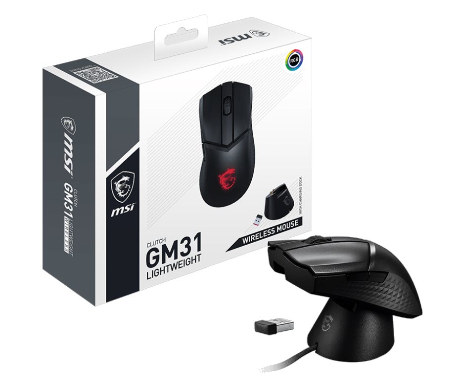Milwaukee PC - MSI CLUTCH GM31 LIGHTWEIGHT WIRELESS Mouse