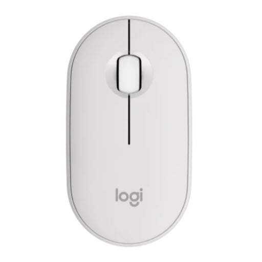 Milwaukee PC - Logitech M350s Pebble Mouse 2 Wireless (Tonal White)