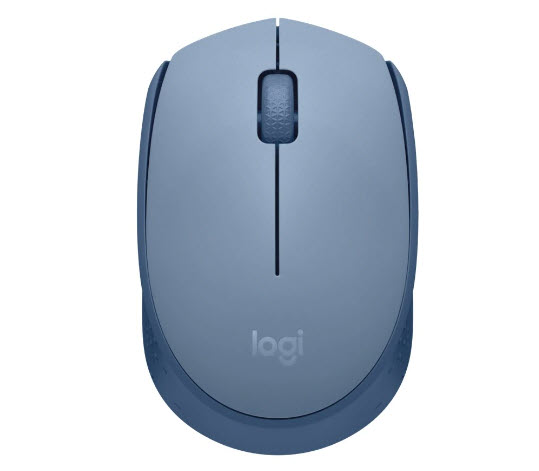 Milwaukee PC - Logitech M170 Wireless Mouse Ambidextrous - Blue Grey