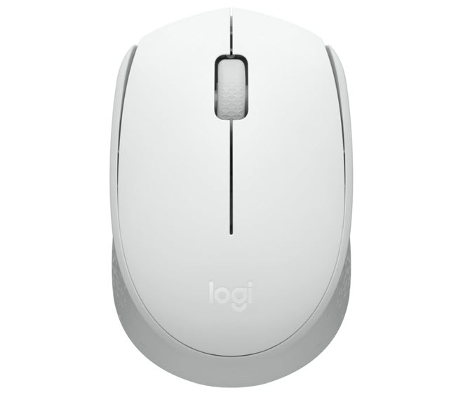 Milwaukee PC - Logitech M170 Wireless Mouse  Ambidextrous - Off White