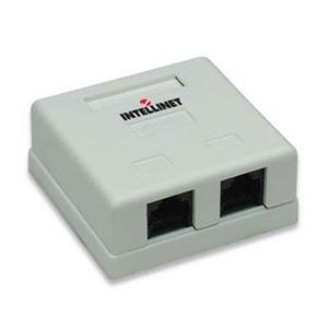 Milwaukee PC - Intellinet Cat5e Surface Mount Box 2 Outlet Wh (MH-210898)