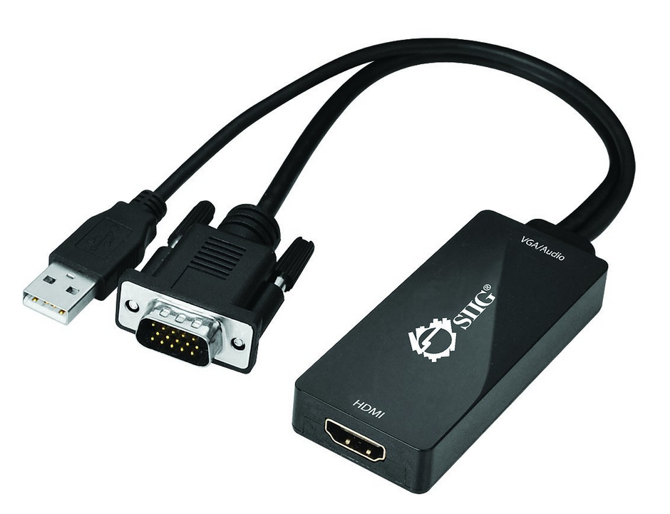 Milwaukee PC - SIIG VGA and USB Audio to HDMI Converter