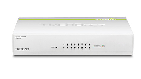 Milwaukee PC - Trendnet 16-Port Gigabit GREENnet Switch