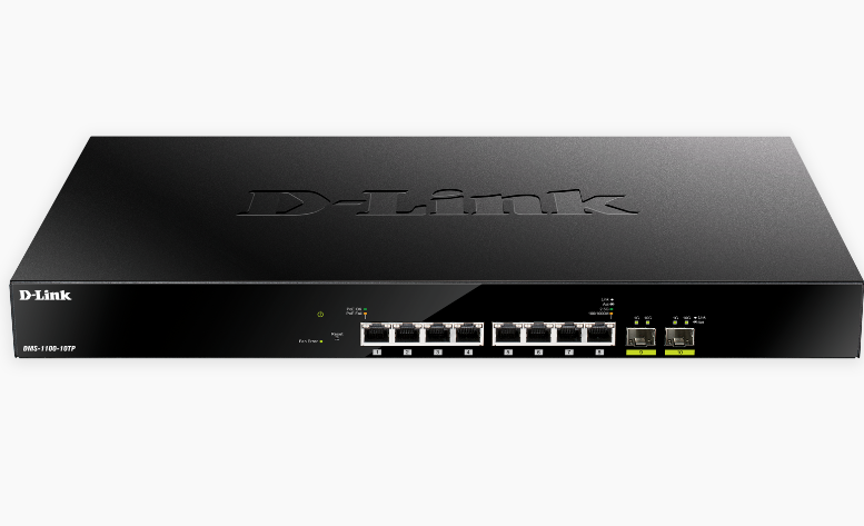 Milwaukee PC - 8-Port Multi-Gigabit Ethernet Smart Managed PoE Switch with 2 10GbE SFP+ ports 