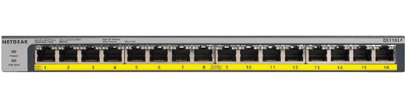 Milwaukee PC - Netgear 16-port Gigabit Ethernet Unmanaged PoE/PoE+ Switches