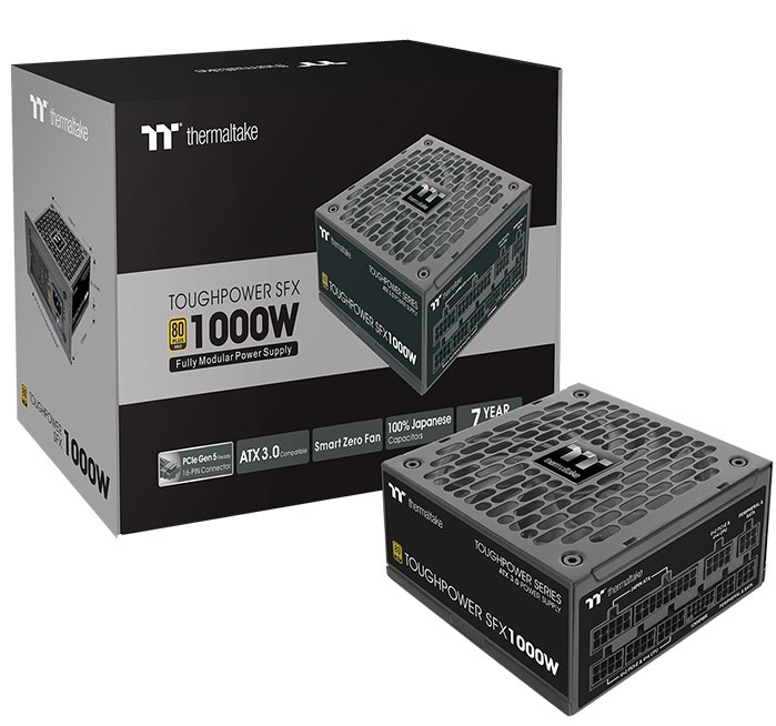 Milwaukee PC - TT Premium Edition Toughpower SFX 1000W, ATX, 80 PLUS Gold, Fully Modular 
