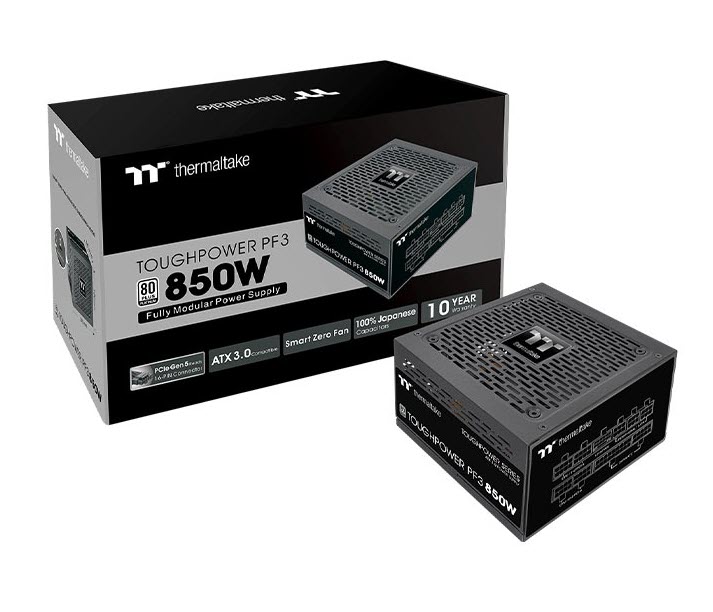 Milwaukee PC - Toughpower PF3 850W Platinum - TT Premium Edition - ATX 3.0, 80+Platinum, Fully Modular, PCIe Gen 5 