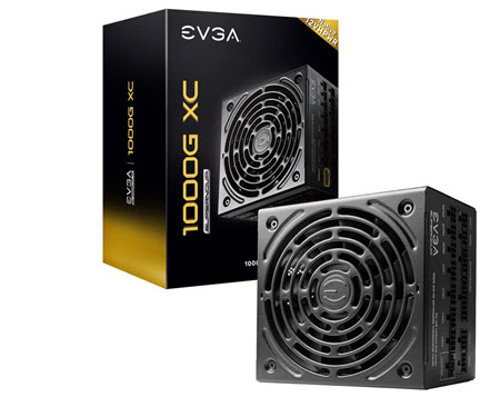 Milwaukee PC - EVGA SuperNOVA 1000G XC - 1000W, ATX 3.0, PCIe5.0, 80+Gold,Fully Modular 