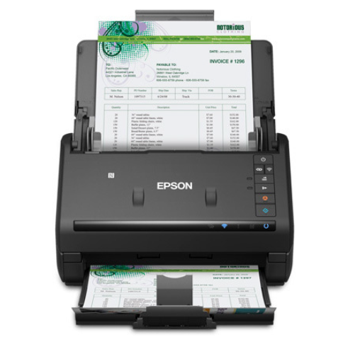 Milwaukee PC - WorkForce ES-500WR Wireless Document Scanner - Accounting Edition