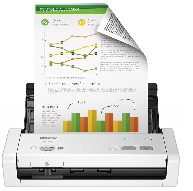 Milwaukee PC - Wireless Compact Color Desktop Scanner with Duplex
