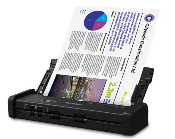 Milwaukee PC - Epson WorkForce ES-200 Portable Duplex Document Scanner with ADF