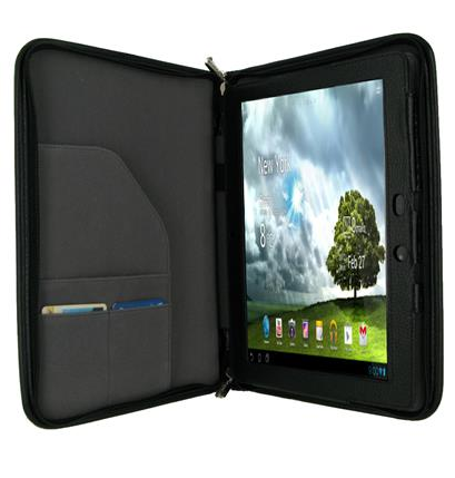 Milwaukee PC - rooCASE Executive Portfolio (Black) for ASUS TF700T - not compatible with Keybaord/Dock