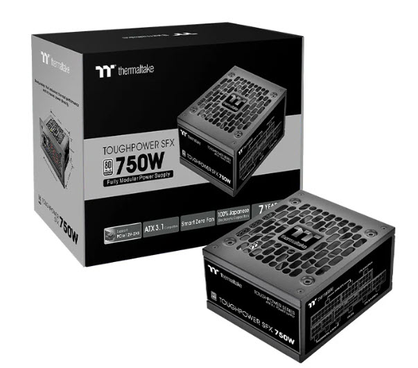 Milwaukee PC - TT Premium Edition Toughpower SFX Platinum 750W - ATX3.1, 80 + Platinum, Fully Modular