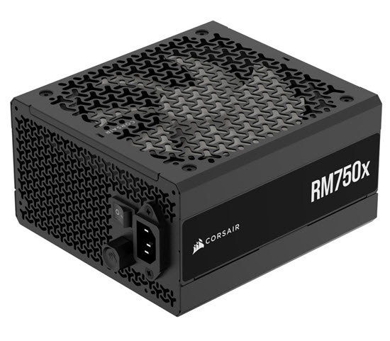Milwaukee PC - CORSAIR RMx Series RM750x(Black) - 750W PSU, ATX3.1, PCIe5.1, 80+ Gold,  Fully Modular Type-4 Cable