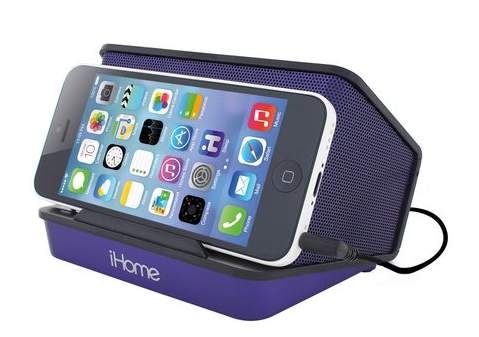 Milwaukee PC - iHome iHM27 Portable Rechargeable Speaker Purple