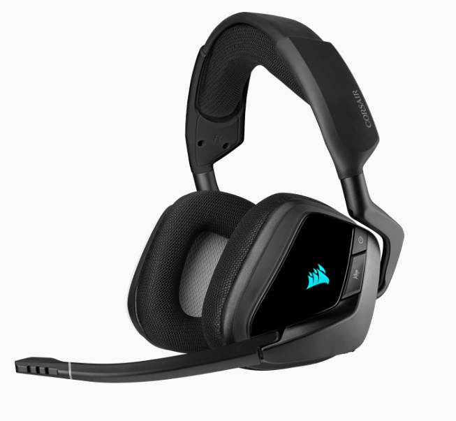 Milwaukee PC - CORSAIR VOID RGB ELITE Wireless Premium Gaming Headset with 7.1 Surround Sound — Carbon