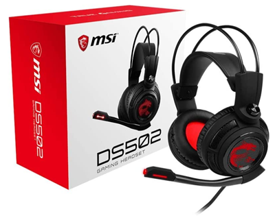Milwaukee PC - MSI DS502 Gaming Headset w/mic - USB, 7.1 Surround Sound