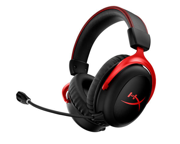 Milwaukee PC - HyperX Cloud II Wireless Gaming Headset - Over Ear, 2.4GHz, HyperX Virtual 7.1 Surround , PC, PS5™, PS4™, Black/Red
