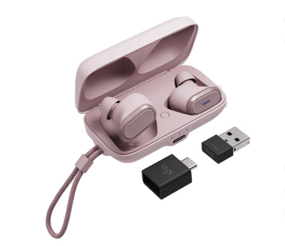 Milwaukee PC - Logitech Zone True Wireless Bluetooth Earbuds (Rose), Qi Wireless, Charging Case,  IP68