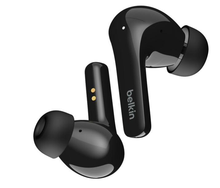 Milwaukee PC - Belkin SoundForm Flow Noise Cancelling Earbuds - BT 5.2, ANC, 4xMicrophones, Wireless Charging Case, IPX 5, Black