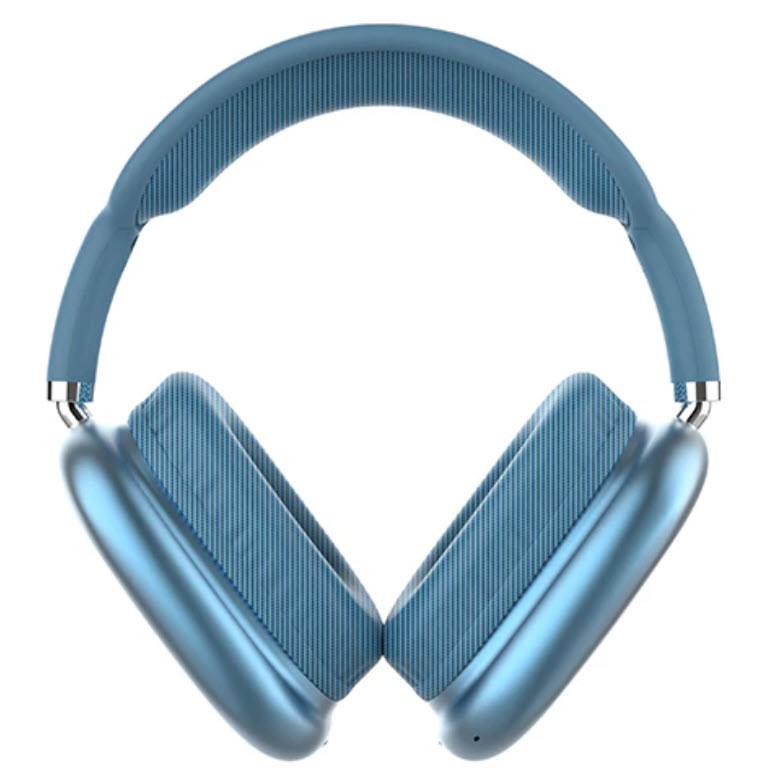 Milwaukee PC - SuperSonic High performance Wireless Headphones w/FM Radio and Mic - Over Ear. Bluetooth, Hands Free, Blue