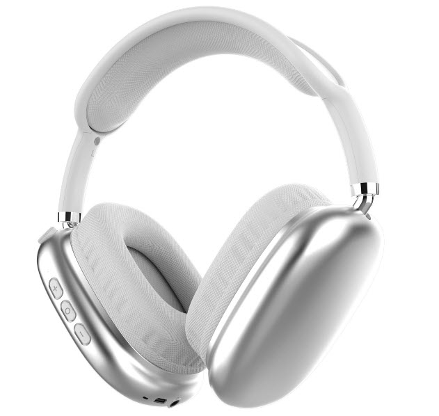 Milwaukee PC - SuperSonic High performance Wireless Headphones w/FM Radio and Mic - Over Ear. Bluetooth, Hands Free, Silver