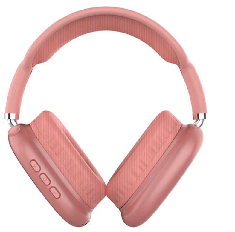 Milwaukee PC - SuperSonic High performance Wireless Headphones w/FM Radio and Mic - Over Ear. Bluetooth, Hands Free, Rose