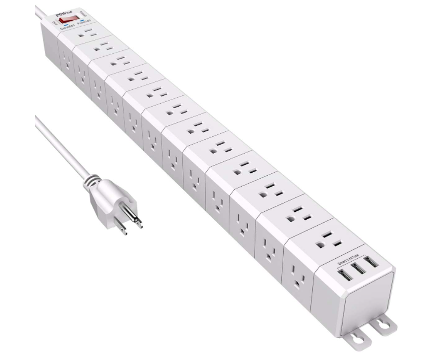 Milwaukee PC - POWSAF 36 Outlet (3 sided) Surge Protector w/3 USB ports