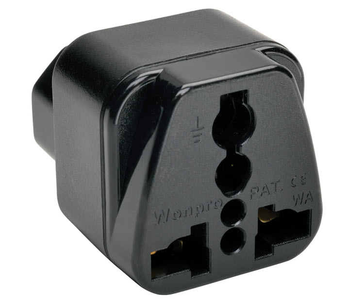 Milwaukee PC - Tripp Lite Universal Power Plug Adapter for IEC-320-C13 Outlets