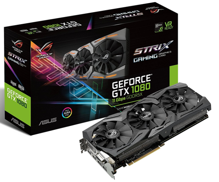 Milwaukee PC - Asus ROG STRIX-GTX1080-A8G-GAMING