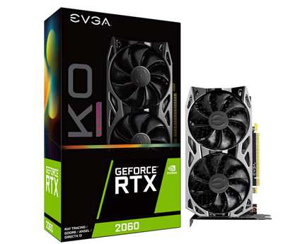 Milwaukee PC - EVGA GeForce RTX 2060 KO Ultra, 6GB, 1xDVI-D, 1xHDMI, 1xDP
