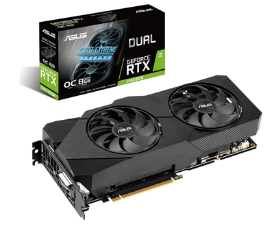 Milwaukee PC - ASUS DUAL NVIDIA GeForce RTX 2060 SUPER EVO V2 OC, 8GB, 1xDVI-D, 2xHDMI, 1xDP, RGB 